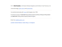 Tablet Screenshot of elad.ossadon.com